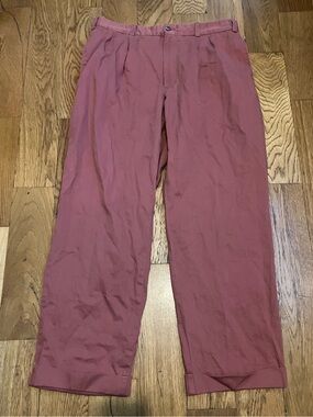 Vintage Bill's Khakis Pink Oxblood Red Pants 36x30 Men's Nantucket Reds